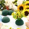 16 Pcs Half Ball Floral Foam Dry Floral Flower Foam Round Foam Block Green Foam Balls for Artificial Flowers Plant DIY Floral Foam for Arrangement Wedding Decorations (3.54 x 1.77 Inch)